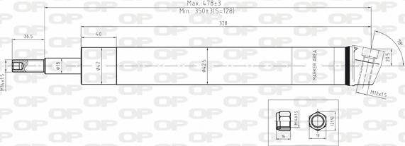 Open Parts SAB8083.31 - Амортизатор autosila-amz.com