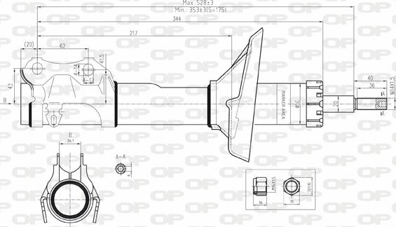 Open Parts SAB8087.11 - Амортизатор autosila-amz.com