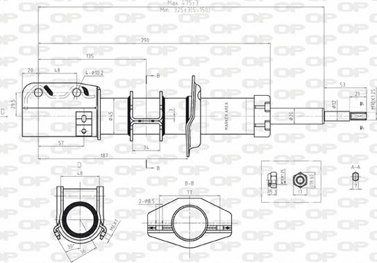 Open Parts SAB8023.11 - Амортизатор autosila-amz.com