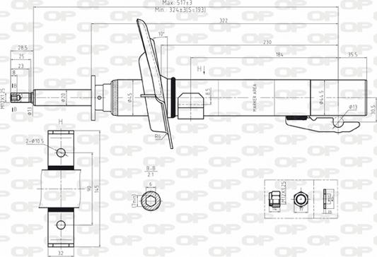 Open Parts SAB8071.31 - Амортизатор autosila-amz.com