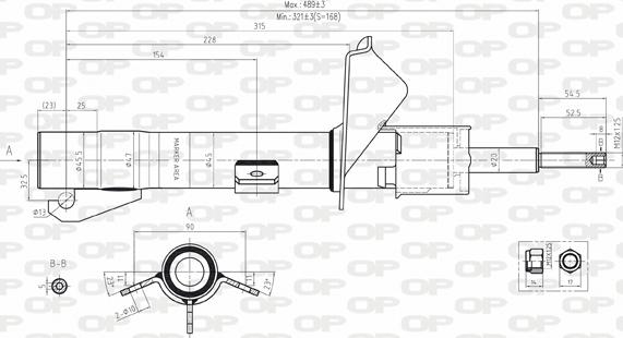 Open Parts SAB8150.31 - Амортизатор autosila-amz.com