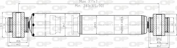 Open Parts SAB8114.32 - Амортизатор autosila-amz.com