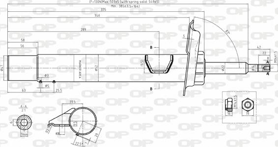 Open Parts SAB8125.31 - Амортизатор autosila-amz.com