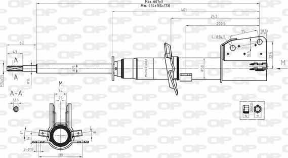 Open Parts SAB8177.31 - Амортизатор autosila-amz.com