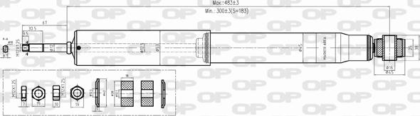 Open Parts SAB8399.32 - Амортизатор autosila-amz.com