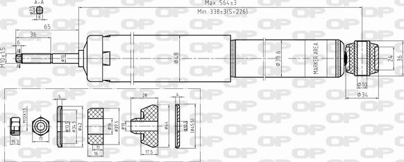 Open Parts SAB8390.32 - Амортизатор autosila-amz.com