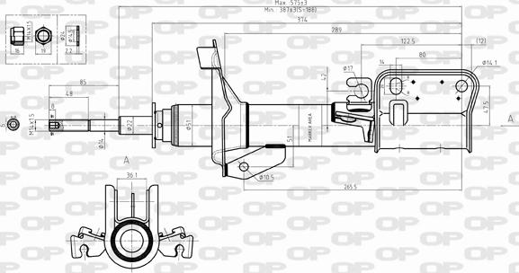 Open Parts SAB8327.31 - Амортизатор autosila-amz.com