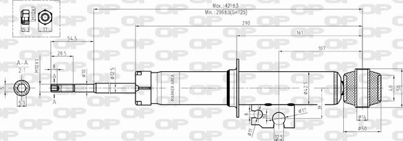 Open Parts SAB8372.32 - Амортизатор autosila-amz.com