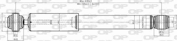 Open Parts SAB8298.32 - Амортизатор autosila-amz.com
