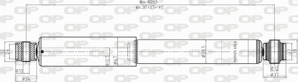 Open Parts SAB8247.32 - Амортизатор autosila-amz.com