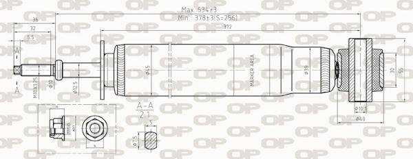 Open Parts SAB8259.32 - Амортизатор autosila-amz.com