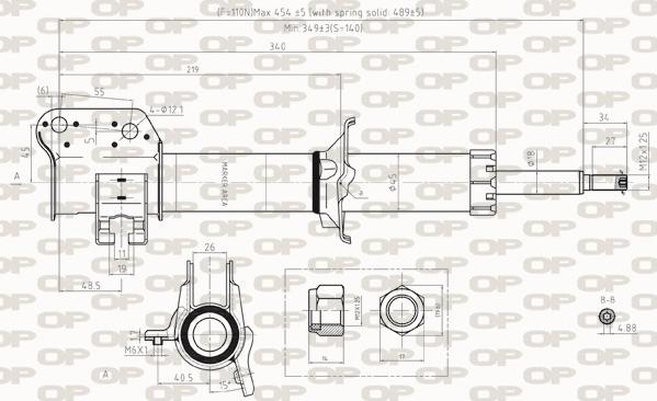 Open Parts SAB8254.31 - Амортизатор autosila-amz.com