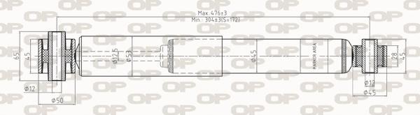 Open Parts SAB8260.32 - Амортизатор autosila-amz.com