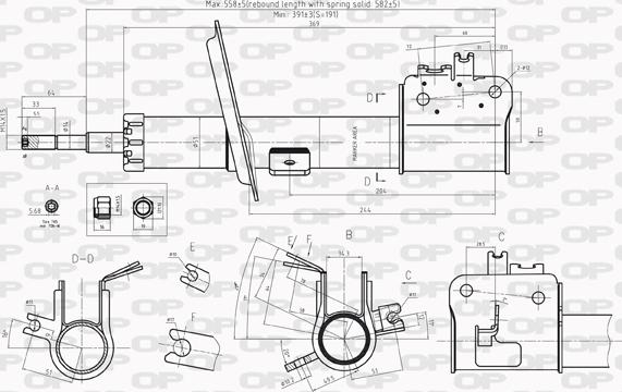 Open Parts SAB8218.31 - Амортизатор autosila-amz.com