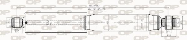 Open Parts SAB8284.32 - Амортизатор autosila-amz.com