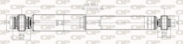 Open Parts SAB8286.32 - Амортизатор autosila-amz.com
