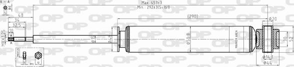 Open Parts SAB8288.32 - Амортизатор autosila-amz.com
