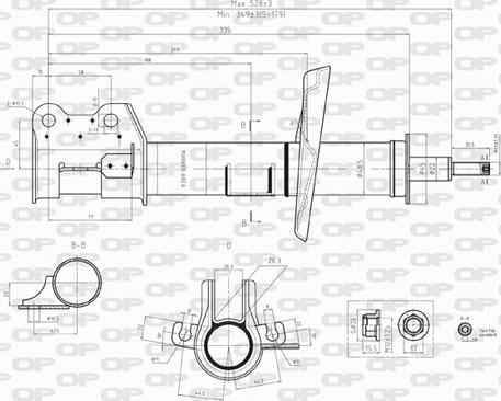 Open Parts SAB8239.31 - Амортизатор autosila-amz.com