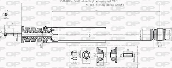 Open Parts SAB8224.32 - Амортизатор autosila-amz.com