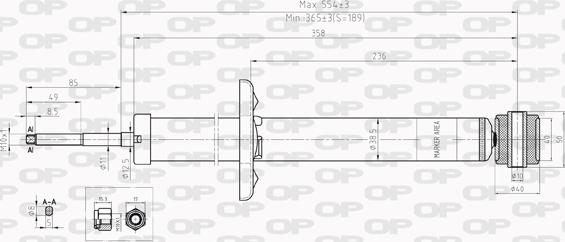 Open Parts SAB8227.32 - Амортизатор autosila-amz.com