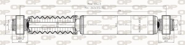 Open Parts SAB8279.32 - Амортизатор autosila-amz.com