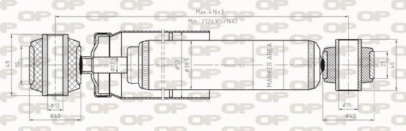 Open Parts SAB8276.32 - Амортизатор autosila-amz.com