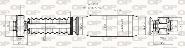 Open Parts SAB8272.32 - Амортизатор autosila-amz.com