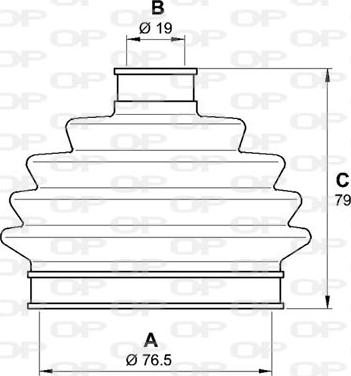 Open Parts SJK7021.00 - Пыльник, приводной вал autosila-amz.com