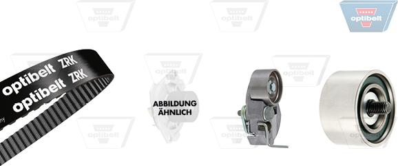 Optibelt KT 1505 W2 - Водяной насос + комплект зубчатого ремня ГРМ autosila-amz.com