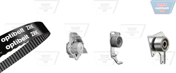 Optibelt KT 1040 W1 - Водяной насос + комплект зубчатого ремня ГРМ autosila-amz.com