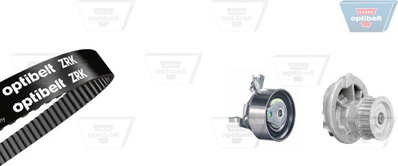 Optibelt KT 1027 W1 - Водяной насос + комплект зубчатого ремня ГРМ autosila-amz.com