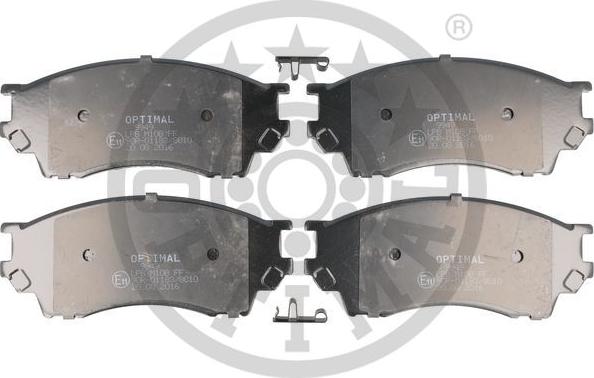 Optimal 9949 - Тормозные колодки, дисковые, комплект autosila-amz.com