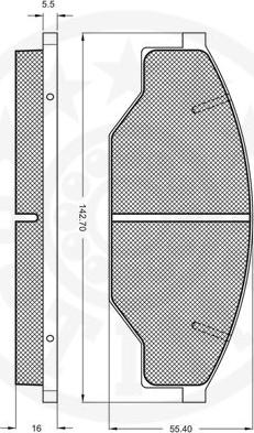 Optimal 9406 - Заменено на xop-BP-09406. Колодки тормозные дисковые, комплект TOYOTA: DYNA Pritsche/Fahrgestell (_U6_, _U7_, _U8_), HIACE II autosila-amz.com