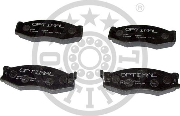 Optimal 9376 - Тормозные колодки, дисковые, комплект autosila-amz.com