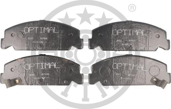 Optimal 9786 - Тормозные колодки, дисковые, комплект autosila-amz.com
