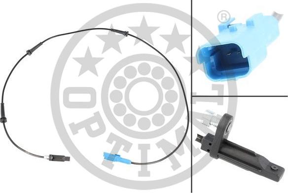 Optimal 06-S566 - Датчик ABS, частота вращения колеса autosila-amz.com