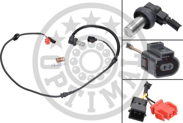 Optimal 06-S051 - Датчик ABS, частота вращения колеса autosila-amz.com