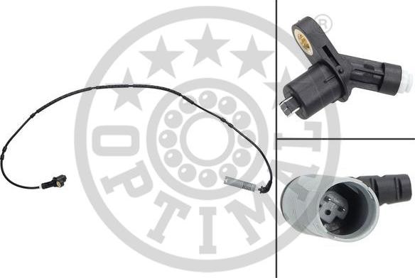 Optimal 06-S015 - Датчик ABS, частота вращения колеса autosila-amz.com