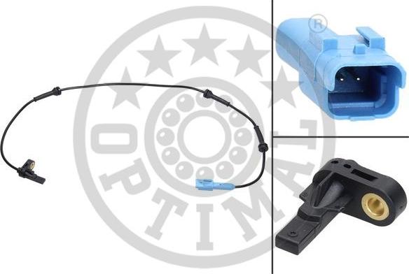 Optimal 06-S117 - Датчик ABS, частота вращения колеса autosila-amz.com