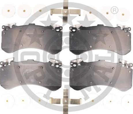 Optimal BP-12614 - Колодки тормозные дисковые, комплект AUDI: A6 (4G2, C7, 4GC), A6 Avant (4G5, C7, 4GD), A7 Sportback autosila-amz.com