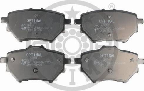 Optimal BP-12682 - Тормозные колодки, дисковые, комплект autosila-amz.com