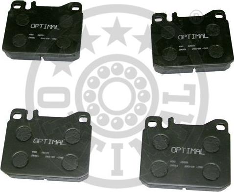 Optimal 12031 - Тормозные колодки, дисковые, комплект autosila-amz.com