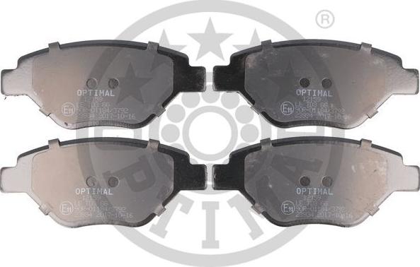 Optimal 12159 - Тормозные колодки, дисковые, комплект autosila-amz.com