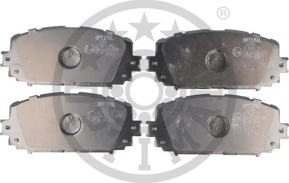 Optimal 12380 - Brake Pad Set, disc brake autosila-amz.com