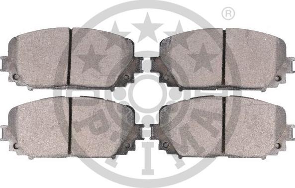 Optimal 12380 - Brake Pad Set, disc brake autosila-amz.com