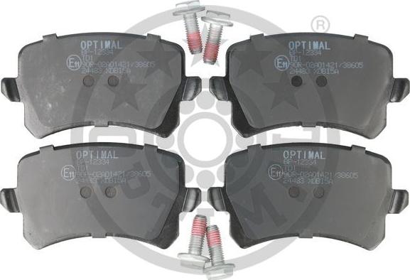 Optimal BP-12334 - Тормозные колодки, дисковые, комплект autosila-amz.com