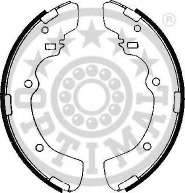 Optimal BB-3790 - Комплект тормозных колодок, барабанные autosila-amz.com