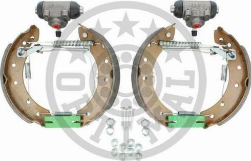 Optimal BK-5181 - Комплект тормозных колодок, барабанные autosila-amz.com