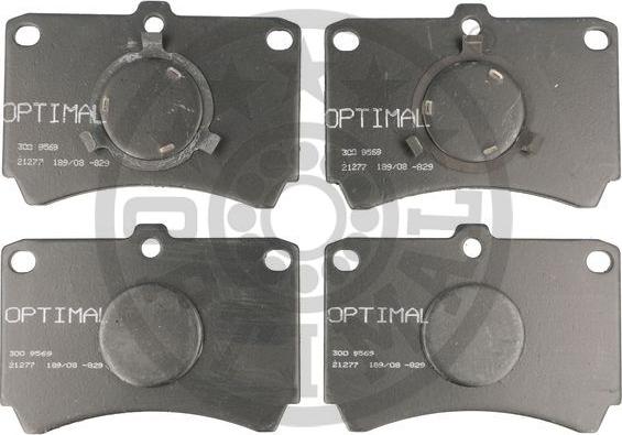 Optimal BP-09569 - Колодки тормозные дисковые, комплект MAZDA: 323 III (BF), 323 III Hatchback (BF), 323 III Station Wa autosila-amz.com