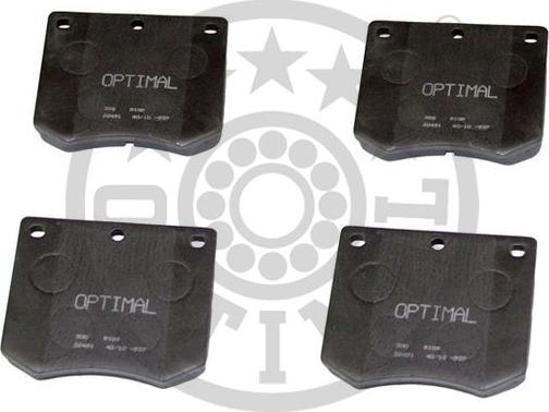 Optimal BP-09109 - Тормозные колодки, дисковые, комплект autosila-amz.com